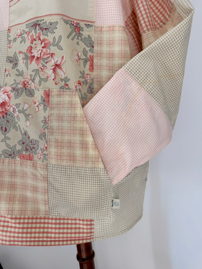 The Patchwork Shower Curtain Oversized Hoodie