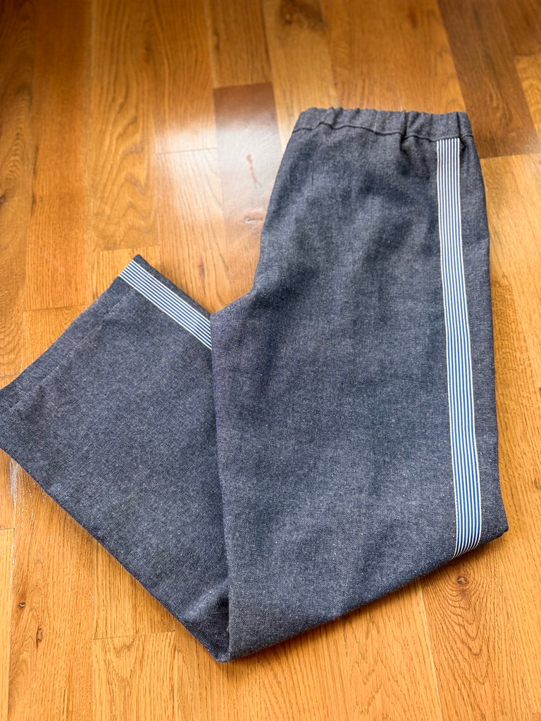 The Shower Curtain Tuxedo-Stripe Pants