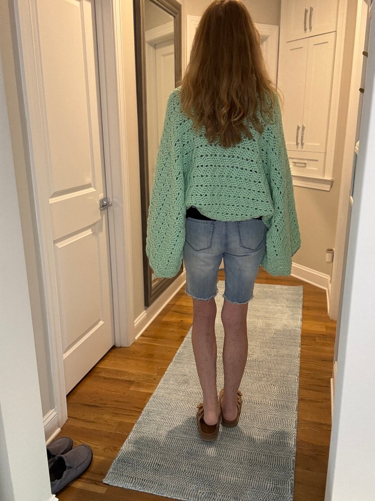 Upcycled Prayer Shawl Shrug