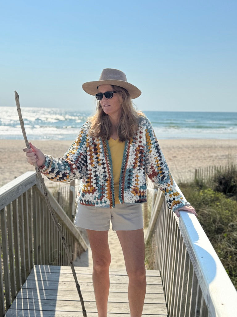 Windswept Wishes Cropped Cardigan