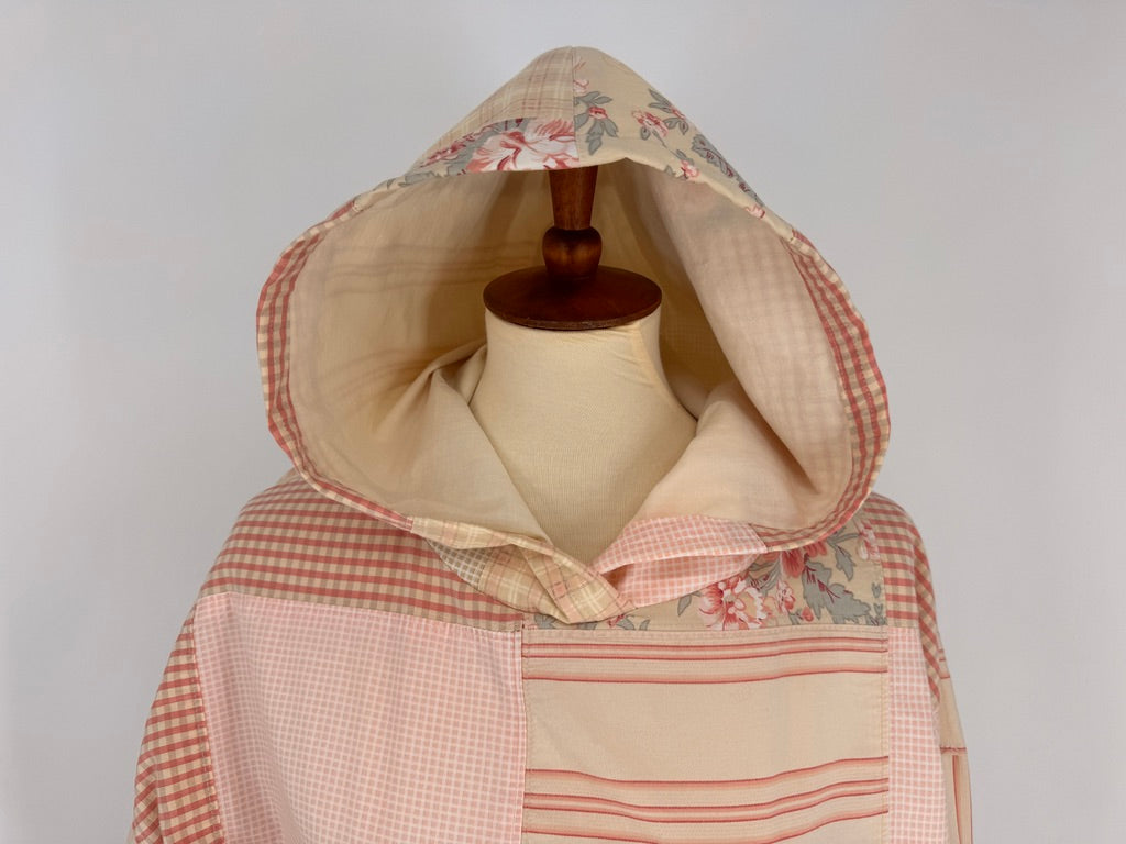 The Patchwork Shower Curtain Oversized Hoodie