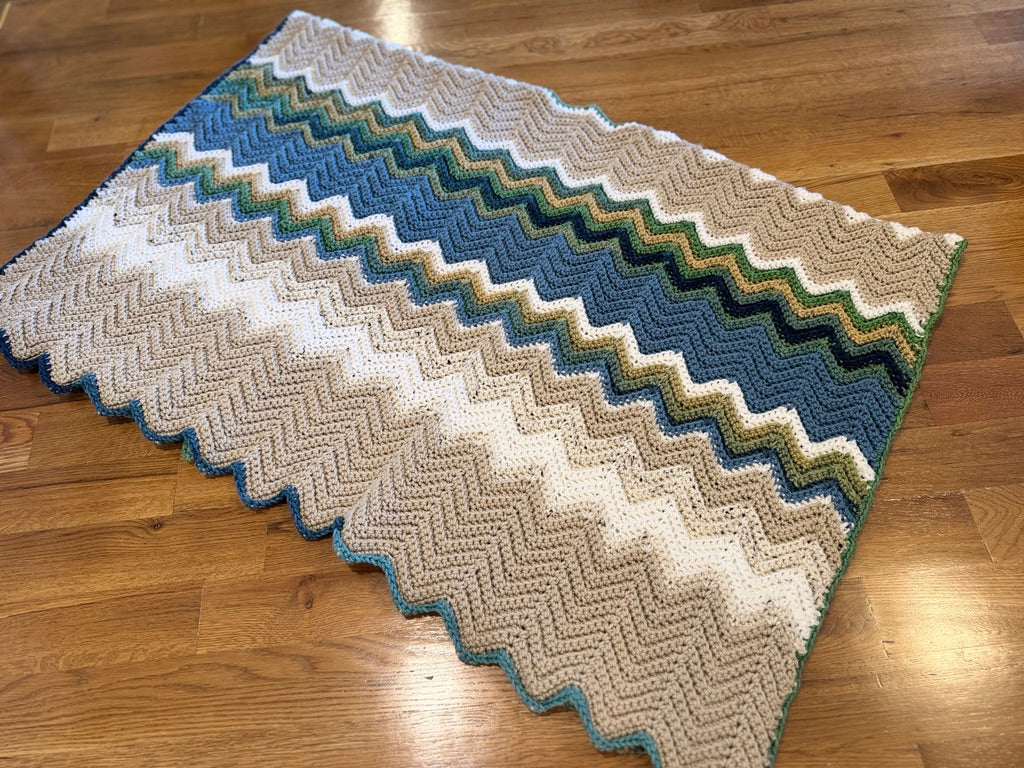 Sutherland Chevron Ruana Wrap
