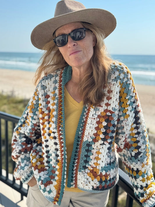 Windswept Wishes Cropped Cardigan