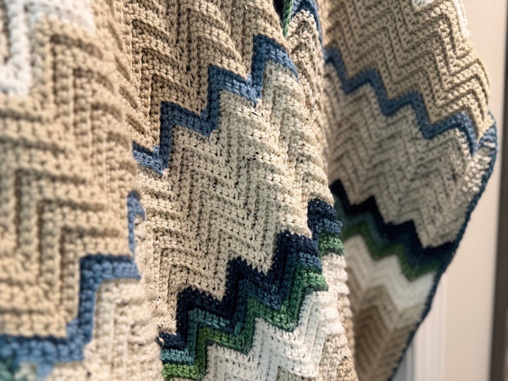 Sutherland Chevron Ruana Wrap